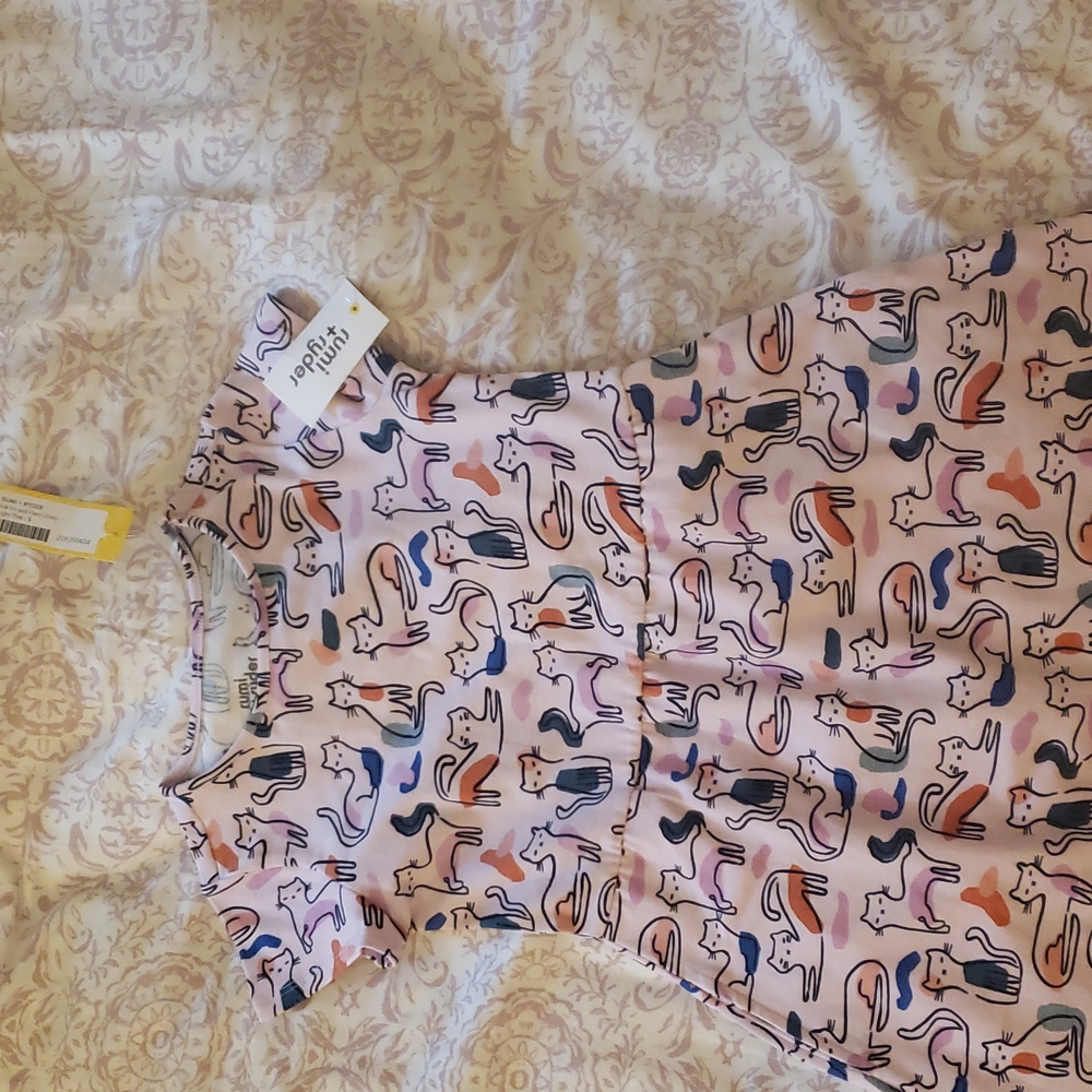 Rumi+Ryder short sleeve skater dress small